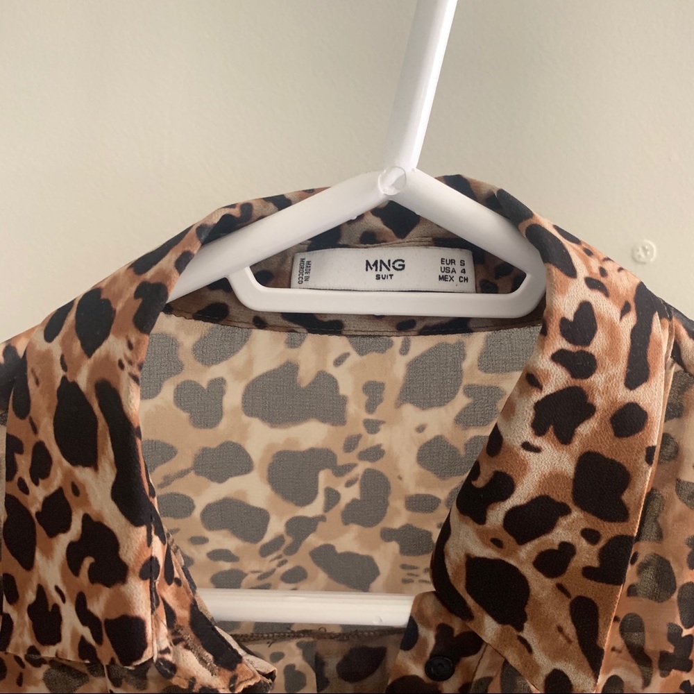 Mango Leopard Blouse - Picture 2 of 3